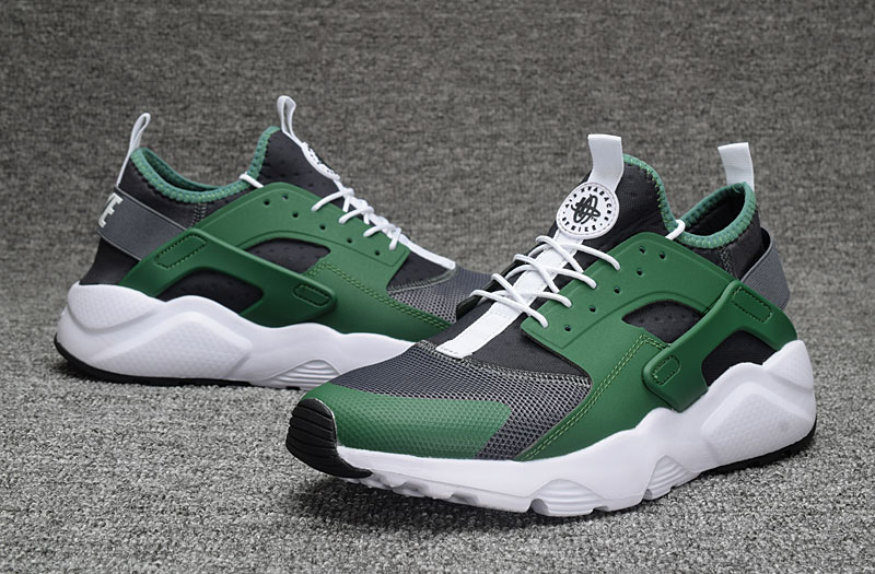 Nike Air Huarache Run Ultra Green Black White For Men